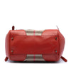 Secondhand Burberry Small House Check Canvas Bridle Canterbury Tote