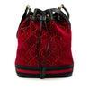 Gucci GG Velvet Web Bucket Secondhand