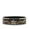 Hermès Wide Enamel Printed Horse Motif Bracelet Secondhand