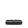 Chanel CC Quilted Patent Striated Flap Clutch with Chain Secondhand