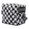 Chanel CC Canvas Gingham Lunch Box Shoulder Bag Secondhand
