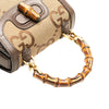 Gucci Mini Jumbo GG Canvas 1947 Bamboo Top Handle Bag Secondhand