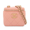 Chanel Mini CC Quilted Lambskin Vanity Case With Chain Secondhand