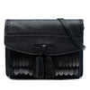Burberry Small Grainy Calfskin Broguing Tassel Macken Crossbody Secondhand