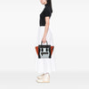 Celine Micro Tricolor Nubuck and Calfskin Luggage Tote Secondhand