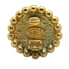 Chanel Gold Plated CC Button Clip On Earrings Secondhand