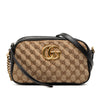 Secondhand Gucci Small GG Marmont Matelasse GG Canvas and Leather Crossbody