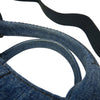 Prada Denim Canapa Logo Satchel Secondhand