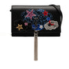 Saint Laurent Calfskin Cloud Star Applique Classic Monogram Kate Tassel Wallet on Chain Secondhand