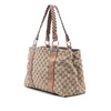 Gucci Medium GG Canvas Bamboo Libeccio Tote Secondhand