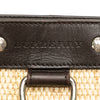 Burberry Leather Trimmed Raffia Crossbody Secondhand