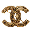 Chanel CC Gold Plated Filigree Brooch Secondhand
