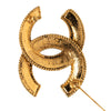 Chanel CC Gold Plated Filigree Brooch Secondhand