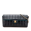 Chanel Chocolate Bar Lambskin East West Flap Secondhand