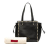 Valentino Leather Rockstud Drawstring Tote Secondhand