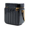 Saint Laurent Matelasse Patent Monogram Vicky Vanity Bag Secondhand