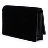 Secondhand Saint Laurent Velvet Crystal Monogram Kate Tassel Wallet on Chain