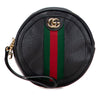 Gucci Leather Web Ophidia Round Clutch Secondhand