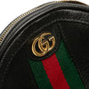 Gucci Leather Web Ophidia Round Clutch Secondhand