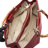 Gucci Medium Calfskin Bamboo Shopper Satchel Secondhand