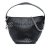 Chanel Small Perforated Calfskin Logo Eyelet Bucket Bag Secondhand