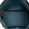 Chanel Small Perforated Calfskin Logo Eyelet Bucket Bag Secondhand
