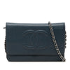 Chanel CC Caviar Wallet On Chain Secondhand