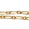 Chanel CC Gold Plated Strass Round Pendant Necklace Secondhand