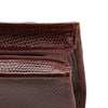 Ferragamo Lizard Embossed Leather Vara Coin Pouch Secondhand