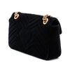 Gucci Medium GG Marmont Matelasse Velvet Shoulder Bag Secondhand