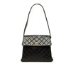 Chanel CC Quilted Lambskin Straight Flap Shoulder Bag Secondhand