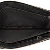 Fendi Grained Leather Roma Selleria Zip Clutch Secondhand