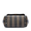 Fendi Pequin Coated Canvas and Leather Silvana Satchel Secondhand