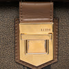 Fendi Pequin Coated Canvas and Leather Silvana Satchel Secondhand