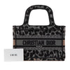 Dior Mizza Mini Embroidered Canvas Leopard Book Tote Secondhand