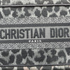 Dior Mizza Mini Embroidered Canvas Leopard Book Tote Secondhand