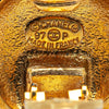 Secondhand Chanel Gold Plated CC Round Clip on Earrings