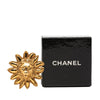 Chanel Gold Plated Lion Head Sun Brooch Secondhand