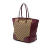 Gucci GG Canvas and Calfskin Bree Tote Secondhand