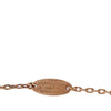 Louis Vuitton Gold Plated Crystal Heart Necklace Secondhand