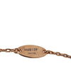 Louis Vuitton Gold Plated Crystal Heart Necklace Secondhand