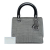 Dior Medium Canvas Houndstooth Lady Dior Secondhand