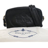 Prada Small Embossed Calfskin Canapa Logo Camera Bag Secondhand