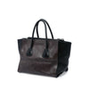 Prada Bicolor Glace Calf Twin Pocket Double Handle Satchel Secondhand