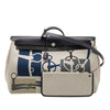 Hermès Toile and Vache Hunter Less is Mors Herbag Zip Cabine 50 Secondhand