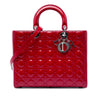Dior Large Patent Cannage Lady Dior Secondhand