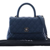 Secondhand Chanel Mini Quilted Caviar Coco Top Handle Bag