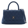 Secondhand Chanel Mini Quilted Caviar Coco Top Handle Bag