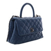Secondhand Chanel Mini Quilted Caviar Coco Top Handle Bag