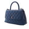 Secondhand Chanel Mini Quilted Caviar Coco Top Handle Bag